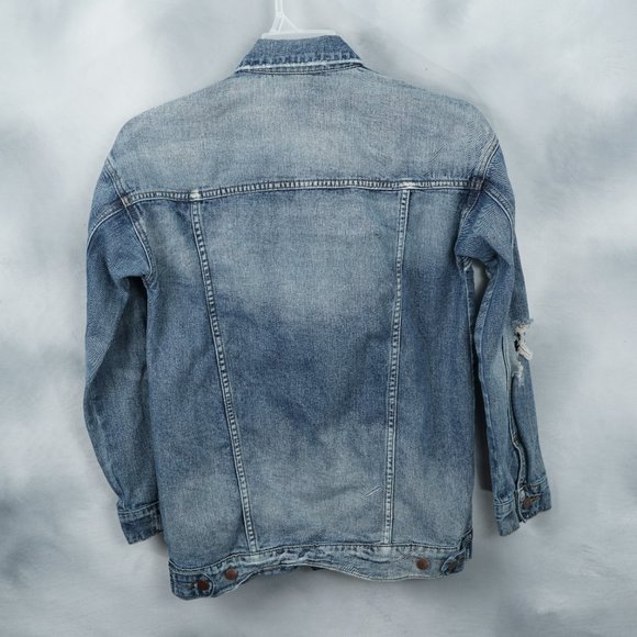 #10 Fover 21 Women's Denim Jeans Jacket - Picture 9 of 10